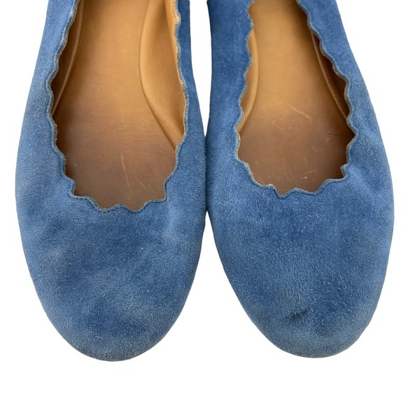 Chloè blue Lauren suede ballerina flats size 37 - Picture 5 of 5